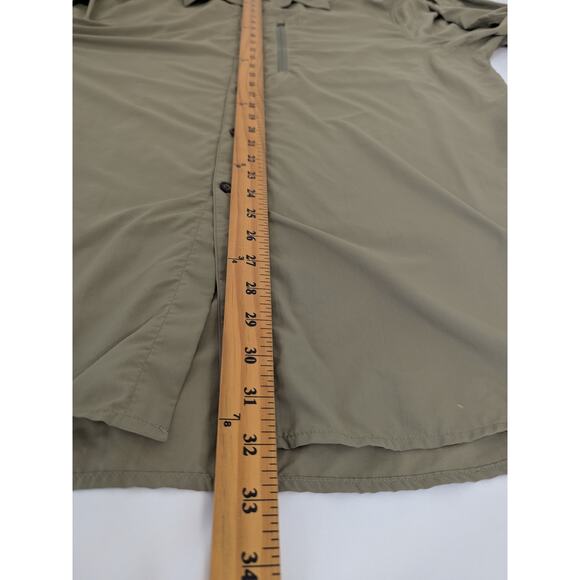 Fjallraven Abisko Hike Shirt Mens XXL Tan Trekking Outdoors Camping Fishing Vent - Picture 10 of 10